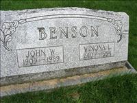 Benson, John W. and Winona L